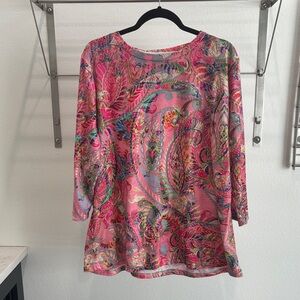 Vibrant Paisley Women's Top